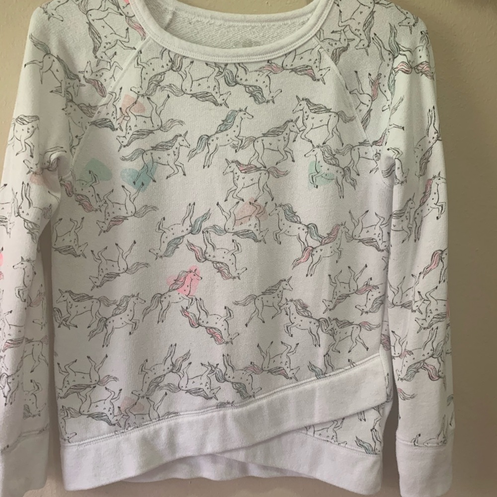 White sweatshirt